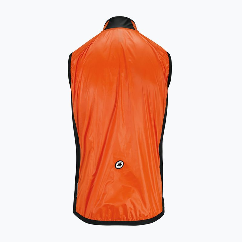 ASSOS Mille GT Wind pánska cyklistická vesta oranžová 13.34.338.49 4