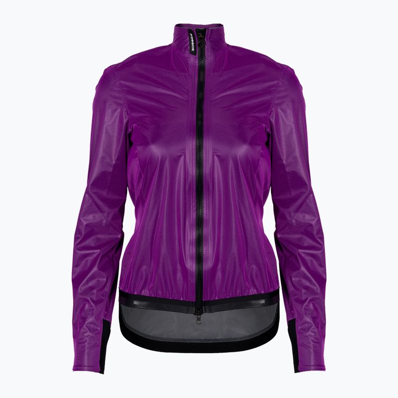 Dámska cyklistická bunda ASSOS Dyora RS Rain purple 12.32.372.4B