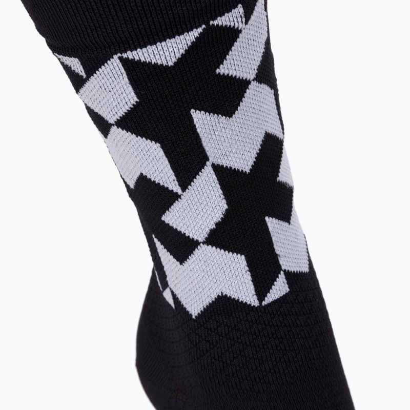 ASSOS Monogram cyklistické ponožky čierne P13.60.695.18 3