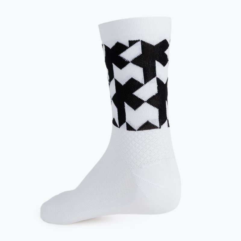 ASSOS Monogram cyklistické ponožky biele P13.60.695.57 4
