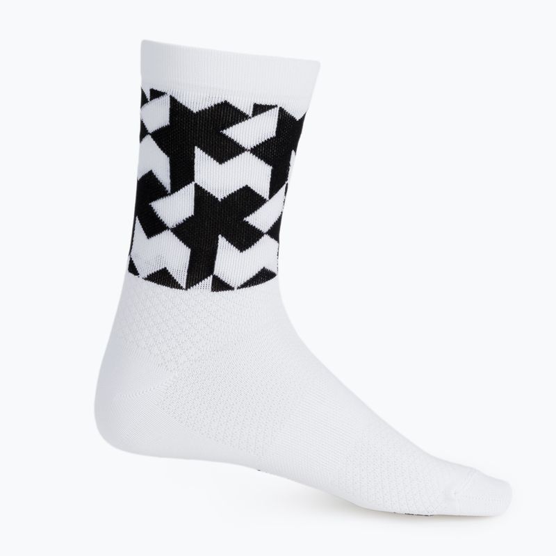 ASSOS Monogram cyklistické ponožky biele P13.60.695.57 5