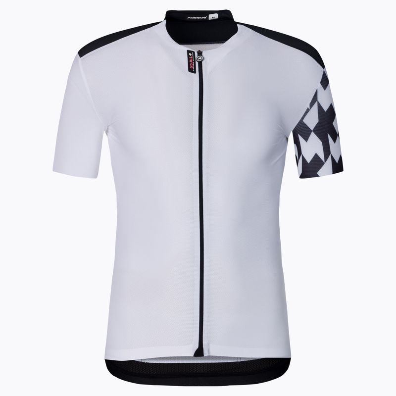 ASSOS Equipe RS Targa S9 pánsky cyklistický dres bielo-čierny 11.20.323.57