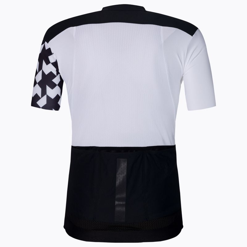 ASSOS Equipe RS Targa S9 pánsky cyklistický dres bielo-čierny 11.20.323.57 2