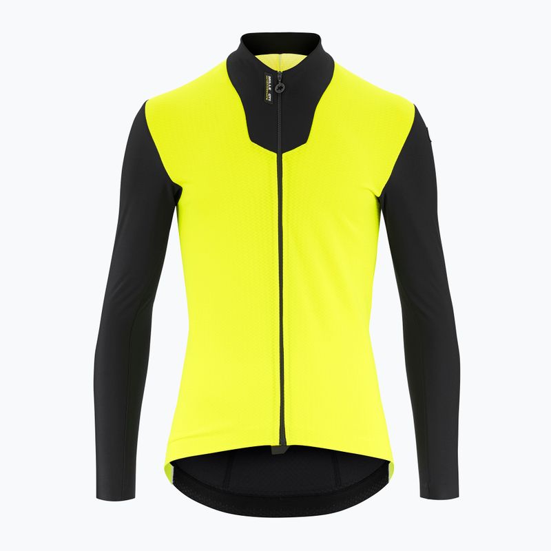 Pánska cyklistická bunda ASSOS Mille GTS C2 Spring Fall žlto-čierna