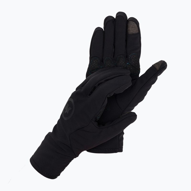 ASSOS Evo Zimné cyklistické rukavice čierne