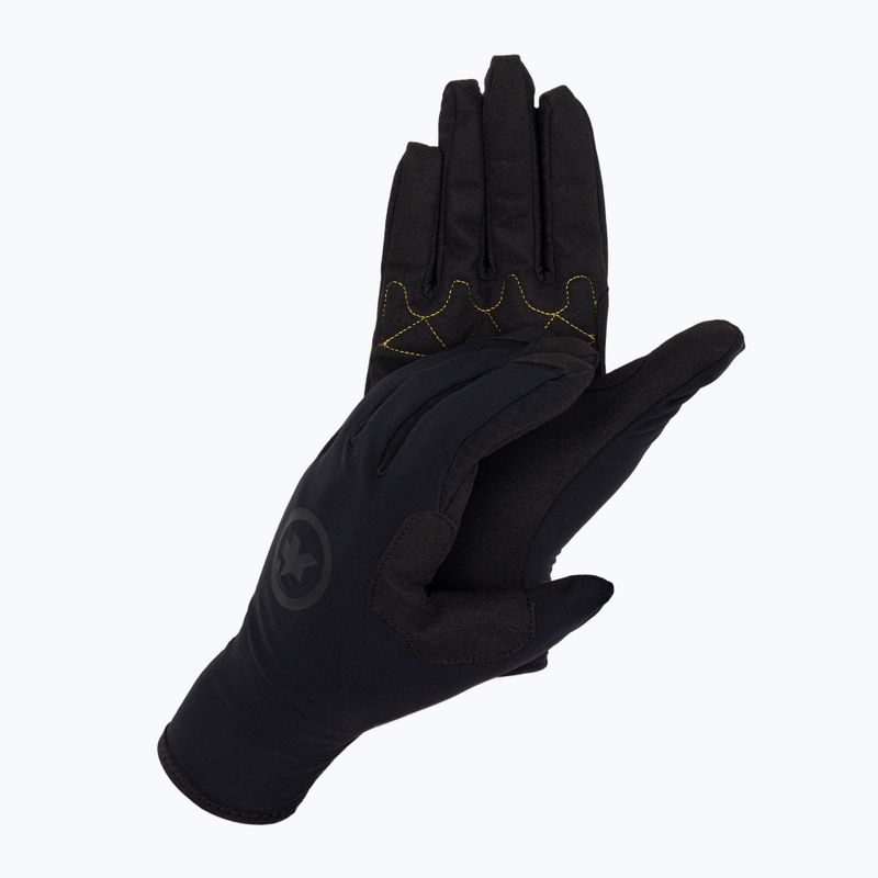 ASSOS Evo Spring Fall cyklistické rukavice čierne P13.52.54.18