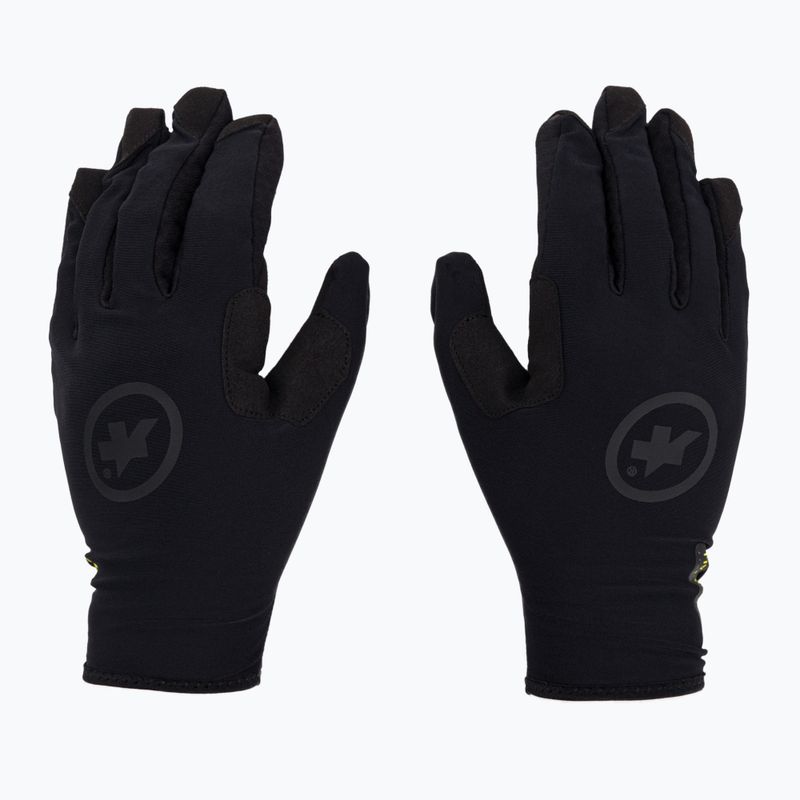 ASSOS Evo Spring Fall cyklistické rukavice čierne P13.52.54.18 2