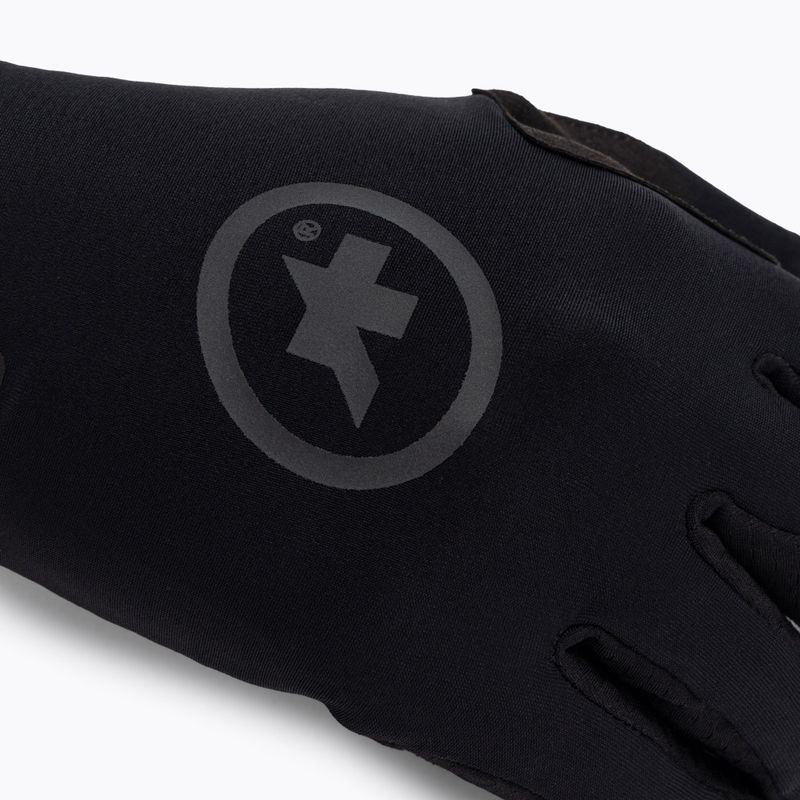 ASSOS Evo Spring Fall cyklistické rukavice čierne P13.52.54.18 5