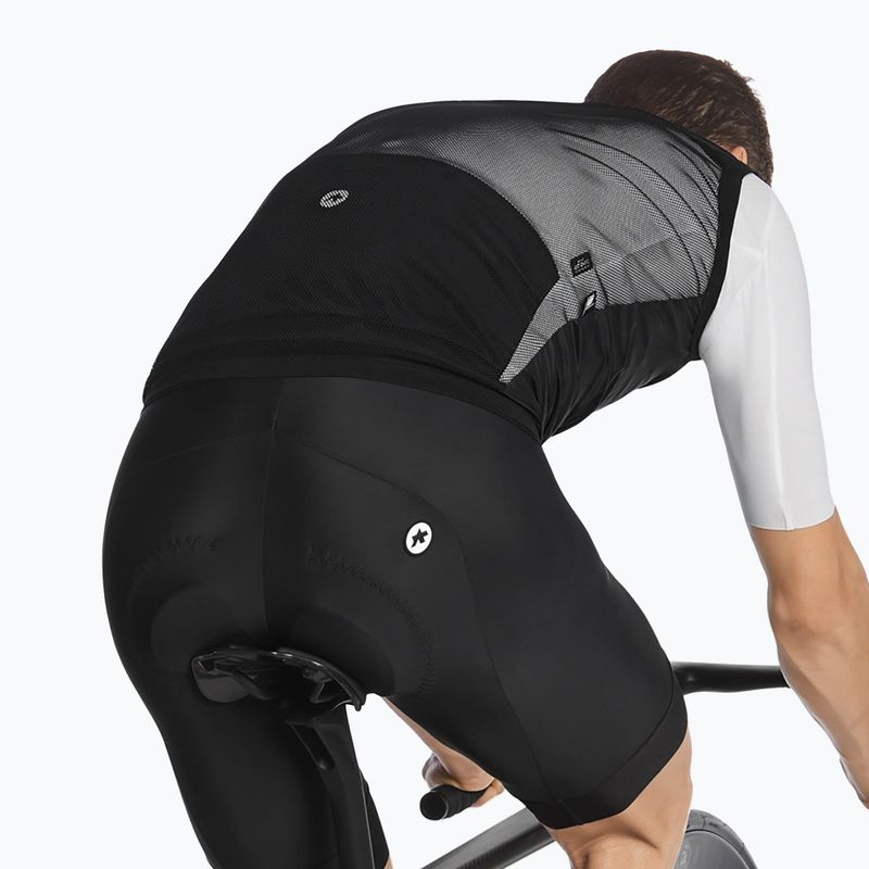 ASSOS Mille GT Wind C2 čierna pánska cyklistická vesta 7