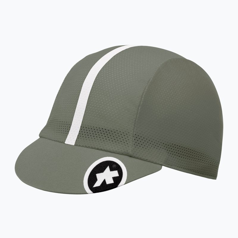 Cyklistická čiapka ASSOS titan green