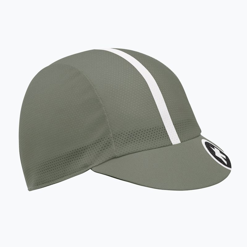Cyklistická čiapka ASSOS titan green 2