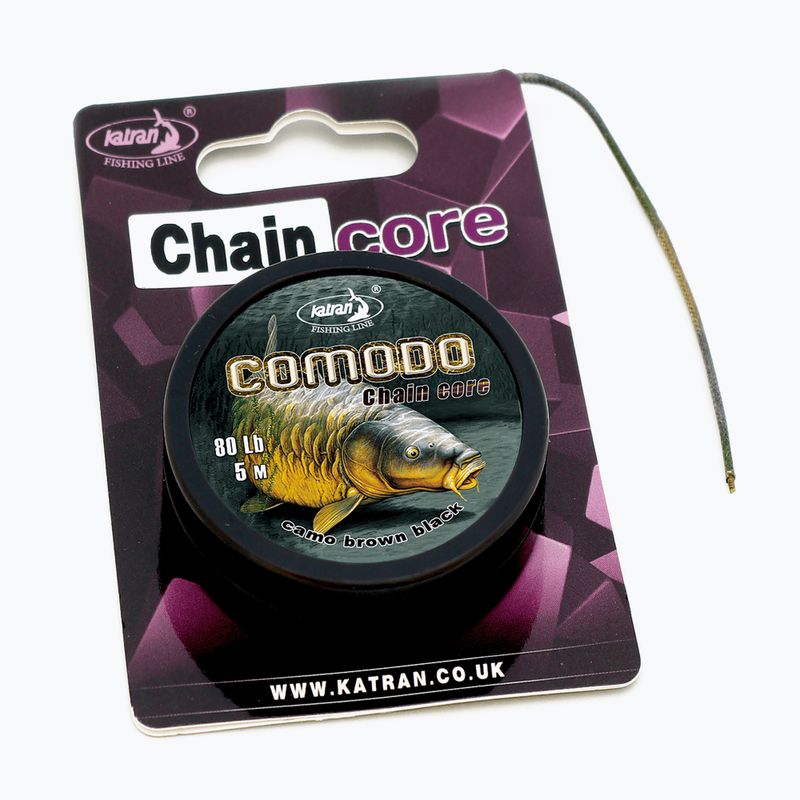 Kaprový oplet Leadcore Katran Comodo Chain Core camo zelený