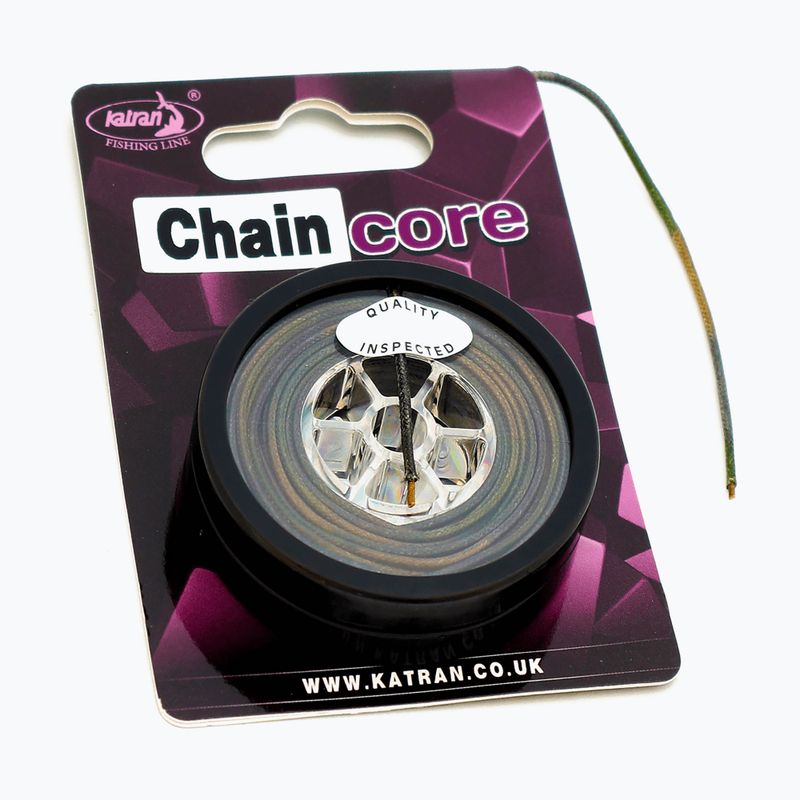 Kaprový oplet Leadcore Katran Comodo Chain Core camo zelený 2