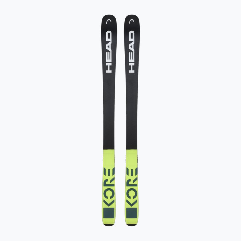 Zjazdové lyže HEAD Kore 93 + viazanie Attack 14 GW yellow/anthracite 3