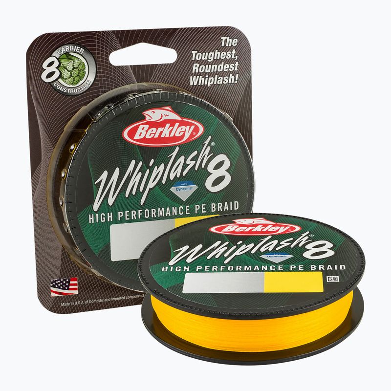 Berkley Whiplash 8 žltá rotačná pletenka 1446680