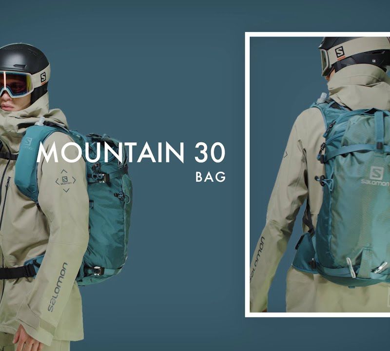 Salomon MTN 3 l parašutistický batoh čierny LC19147 16