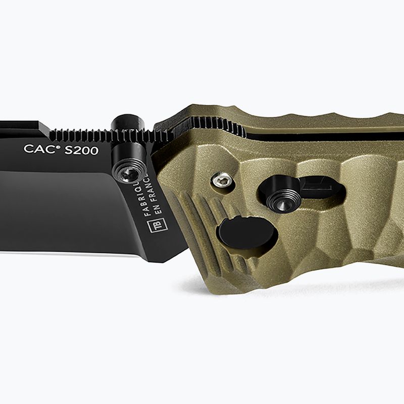 TB Outdoor CAC S200 Lisse PA6 GF khaki turistický nôž 6