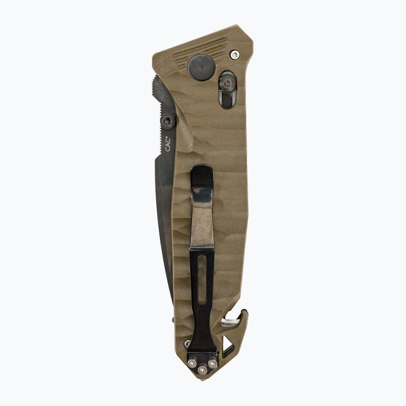 TB Outdoor CAC Serration Manche Toxifie PA6 GF khaki turistický nôž 3