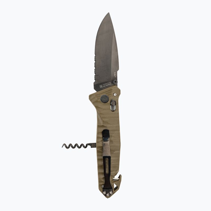 TB Outdoor CAC Serration Manche Toxifie PA6 GF khaki turistický nôž 5