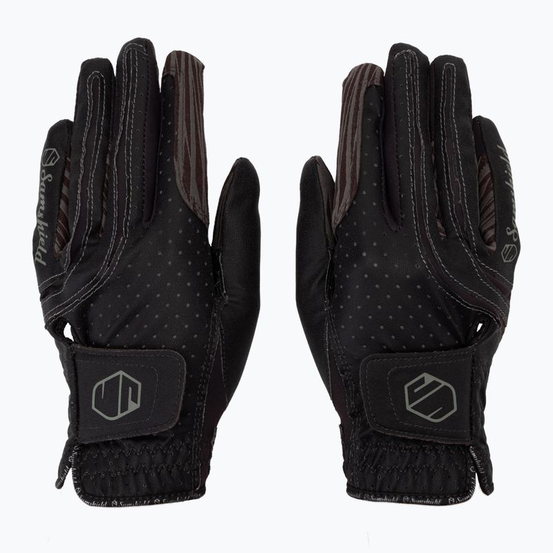Samshield V-Skin hnedé jazdecké rukavice 11717 3