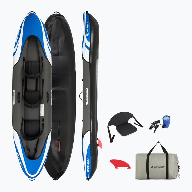 Sevylor Hudson blue 2000014708 Nafukovací kajak pre 3 osoby