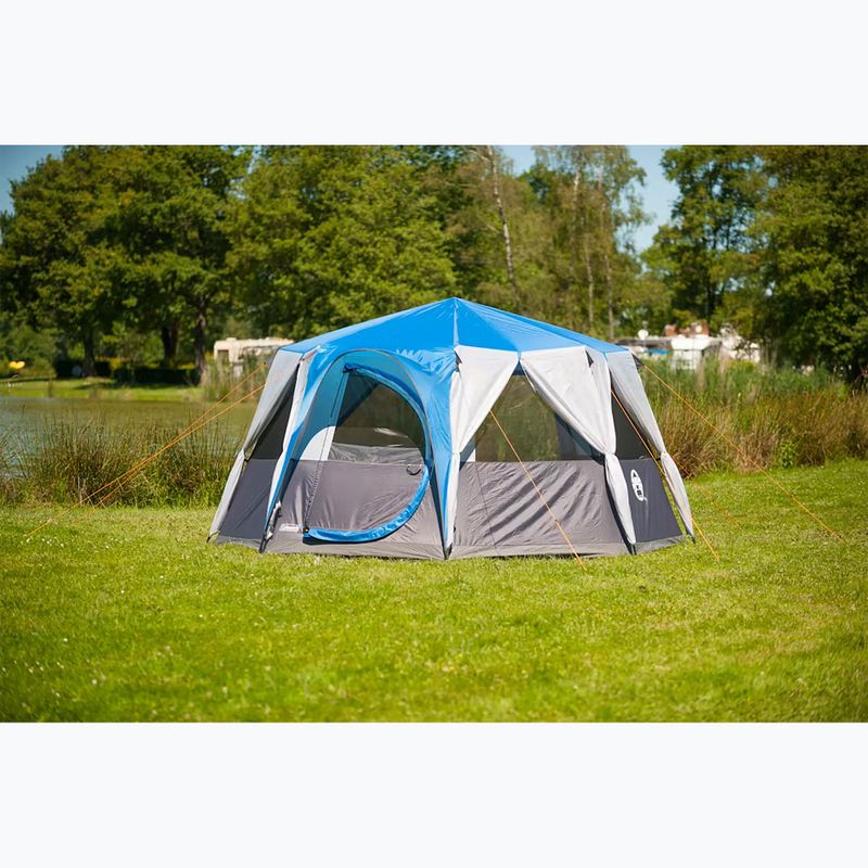 Kempinkový stan Coleman Cortes Octagon 8 modrý pre 8 osôb 5