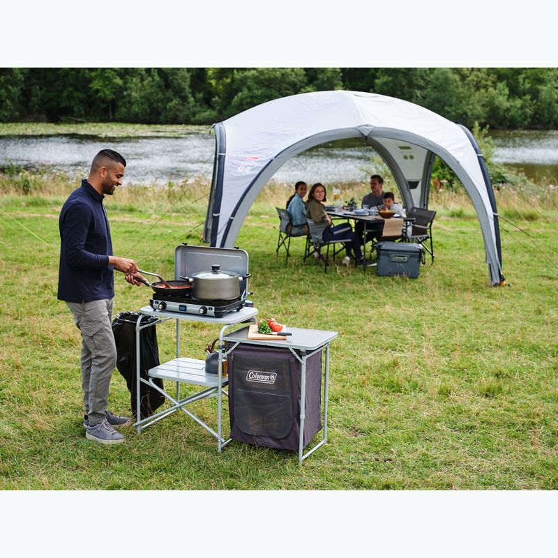 Kempingový stan Coleman Air Event Shelter L sivý/tmavosivý 10