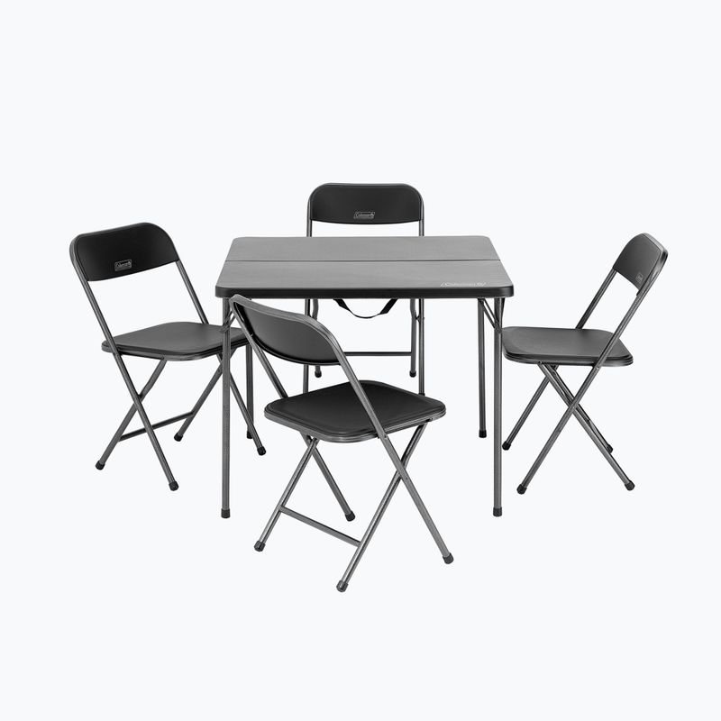 Turistický stôl Coleman so stoličkami 4P. sivý