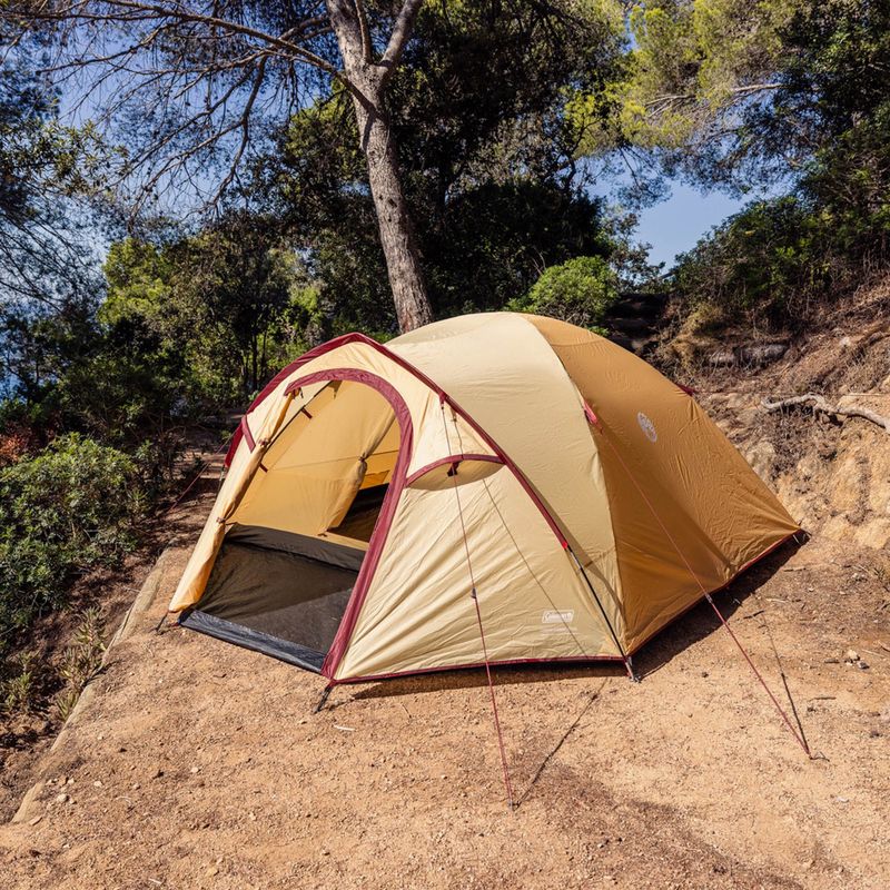 Kempingový stan pre 4 osoby Coleman Darwin Summer 4 + beige 8