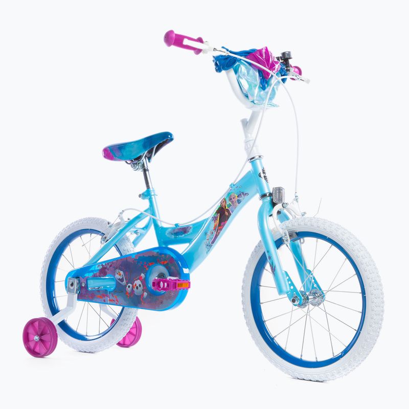 Detský bicykel Huffy Frozen EZ-Build 16" modrý/biely/fialový
