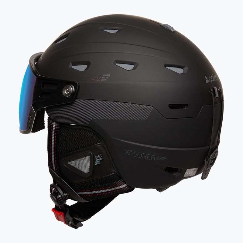 Lyžiarska prilba Cairn Xplorer Visor Evolight NXT black 2