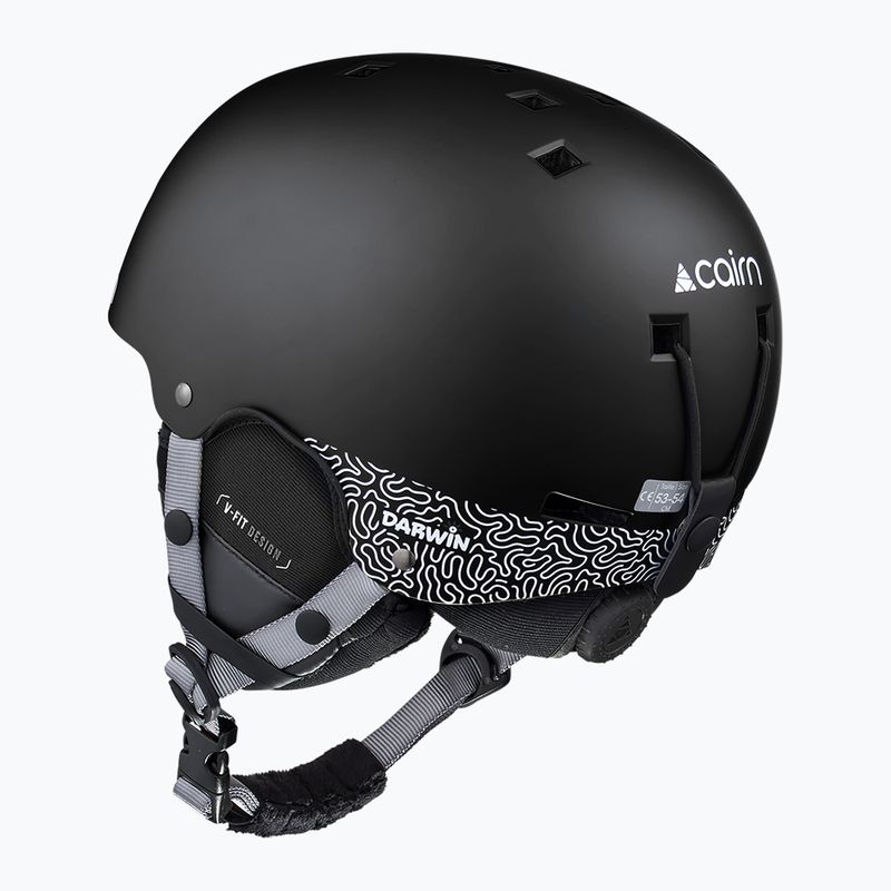 Detská lyžiarska prilba Cairn Darwin Jr matte black 2
