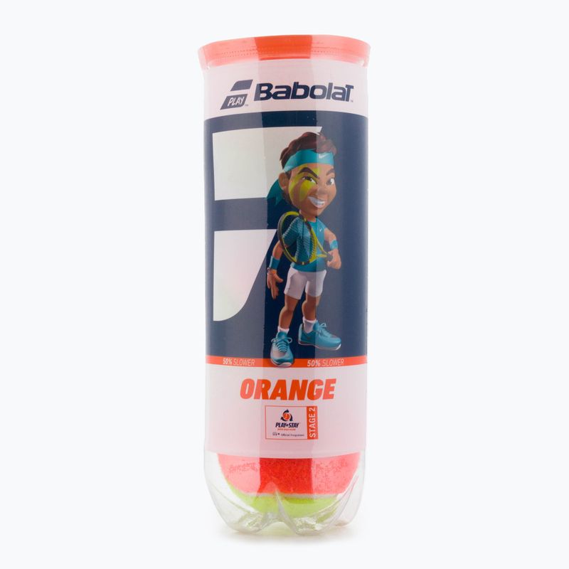 Babolat Orange tenisové loptičky 3 ks oranžová/žltá 501035 2