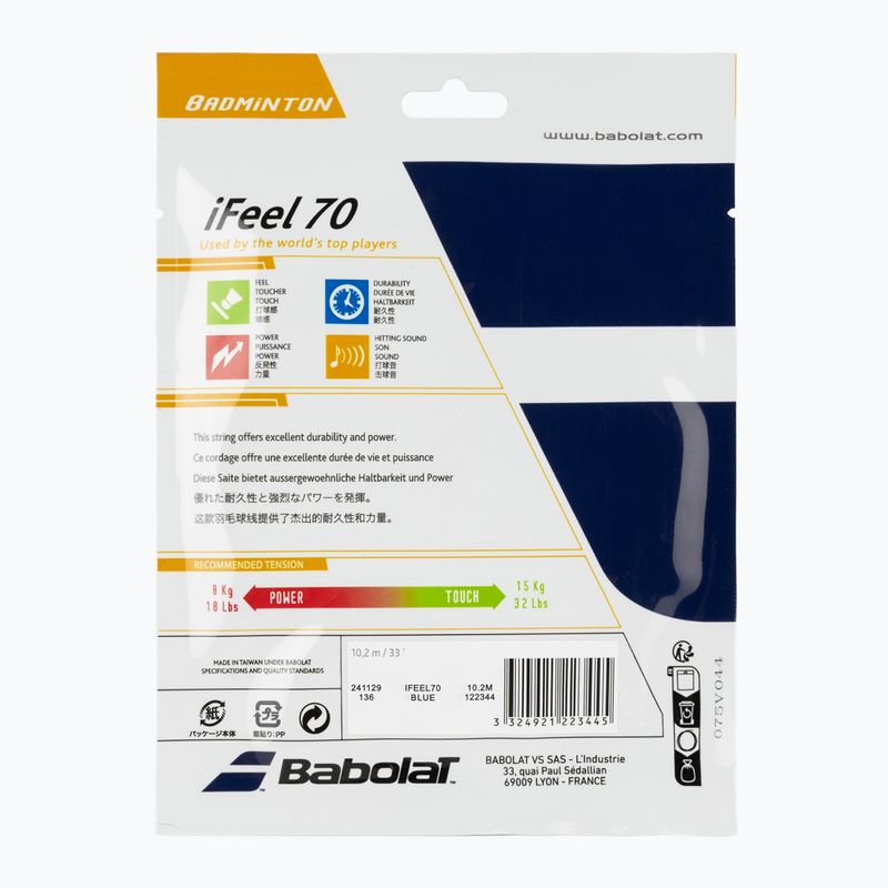 Výplet na tenisovú raketu Babolat bad.iFEEL 10,2M blue 2