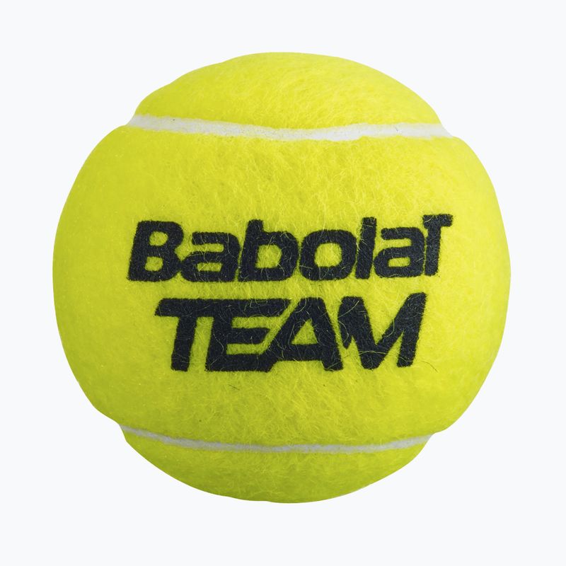 Tenisové loptičky Babolat Team 4 ks. žlté 3