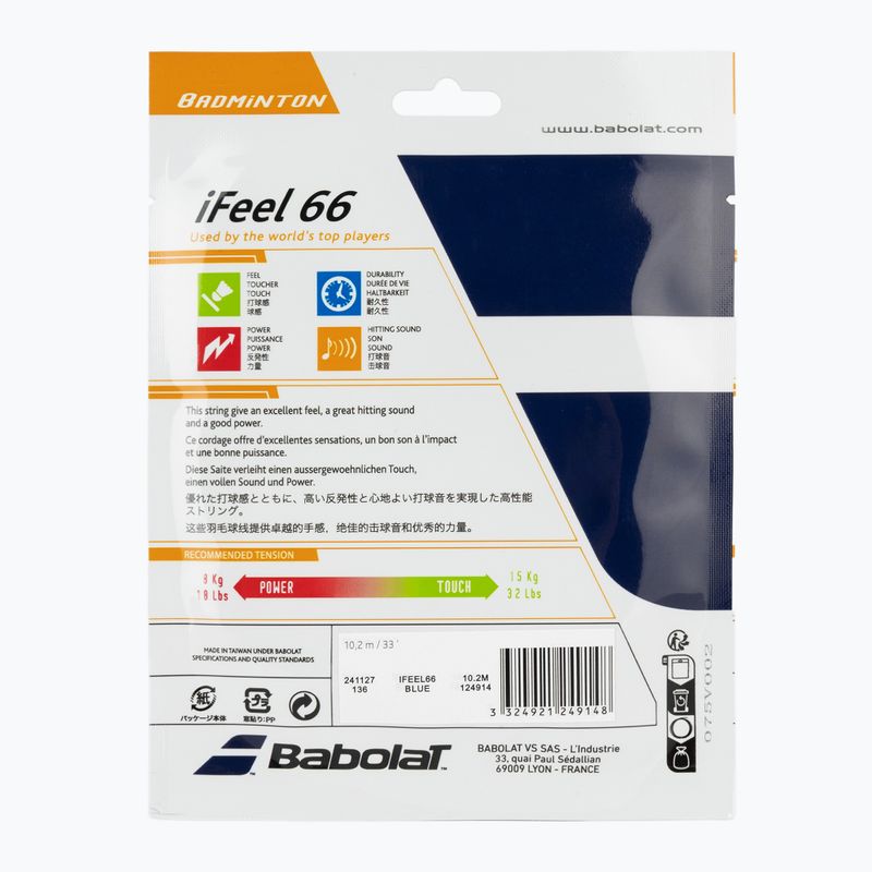 Výplet na tenisovú raketu Babolat bad.iFEEL 10,2M blue 2