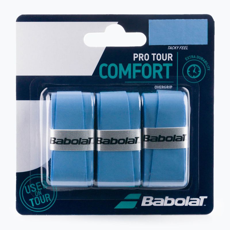 Obaly na tenisové rakety BabolatPro Tour 3 ks modré 653037