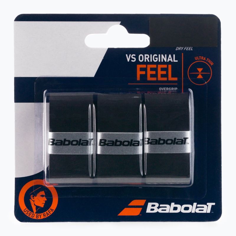 Obal na tenisovú raketu Babolat VS Original 3 ks čierny 653040