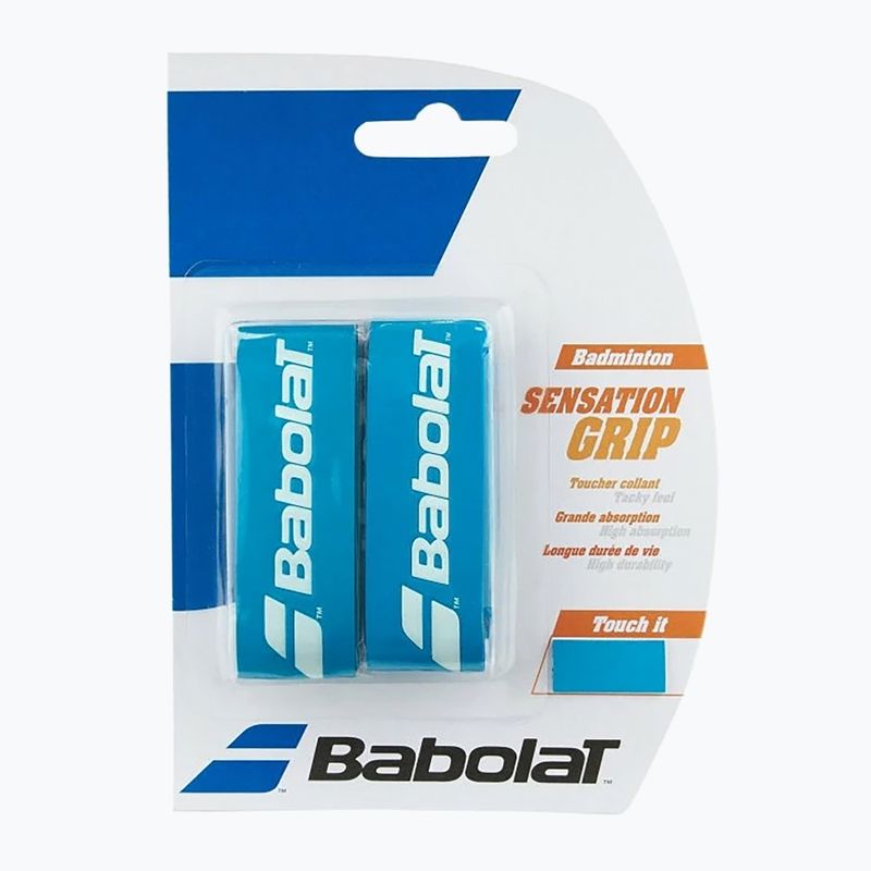 Omotávka na bedmintonové rakety Babolat Grip Sensation 2 ks modré.