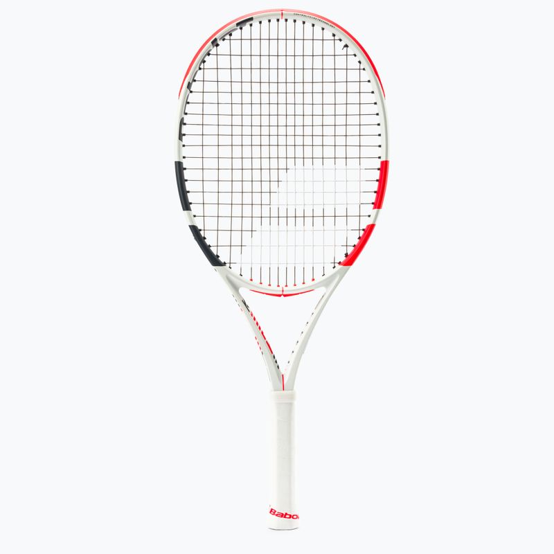 Detská tenisová raketa Babolat Pure Strike 25 biela 140400