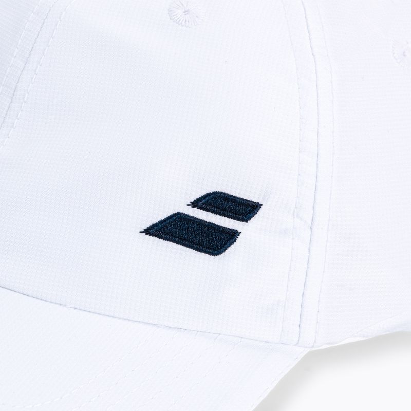 Babolat Basic Logo baseballová čiapka biela 5UA1221 5