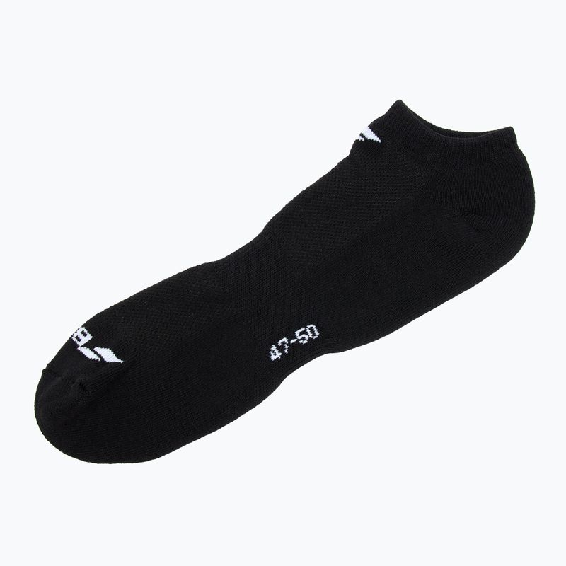 Ponožky Babolat Invisible 3 pary black/black 2