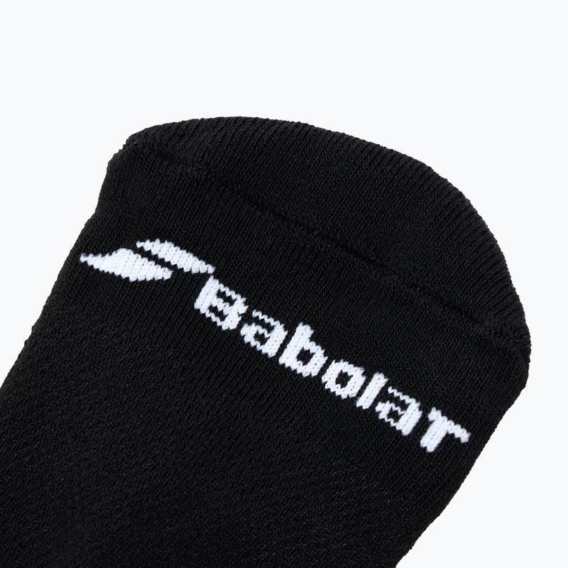 Ponožky Babolat Invisible 3 pary black/black 4