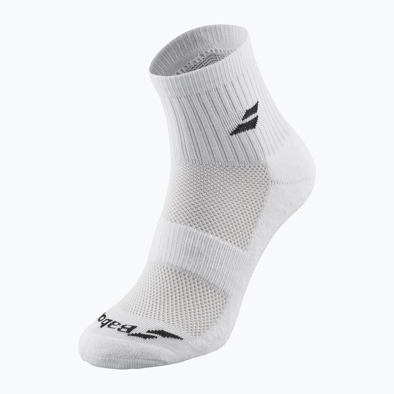 Ponožky Babolat Quarter 3 Pack white/white 2