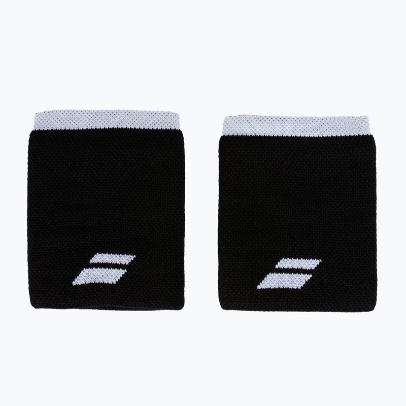 Babolat Logo Jumbo návleky na zápästie 2 ks čiernobiele 5UA1262 2