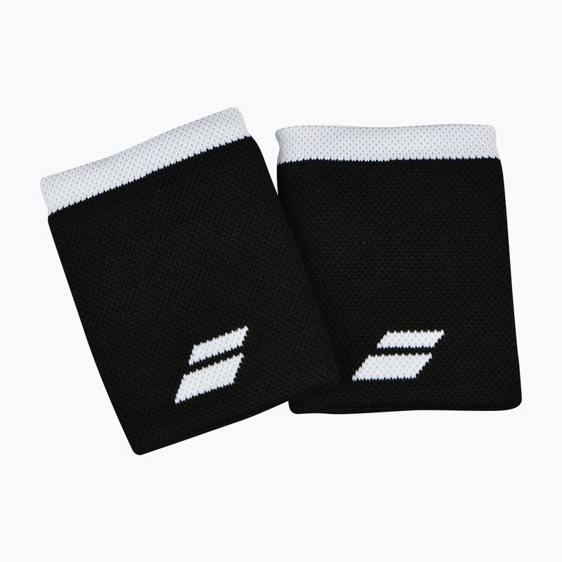 Babolat Logo Jumbo návleky na zápästie 2 ks čiernobiele 5UA1262 3