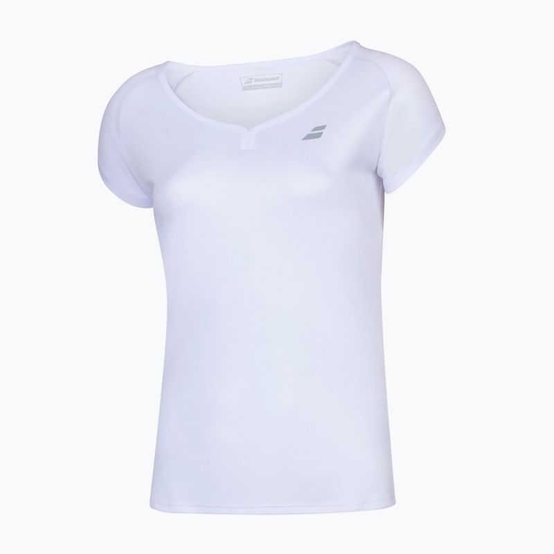 Babolat dámske tenisové tričko Play Cap Sleeve white/white