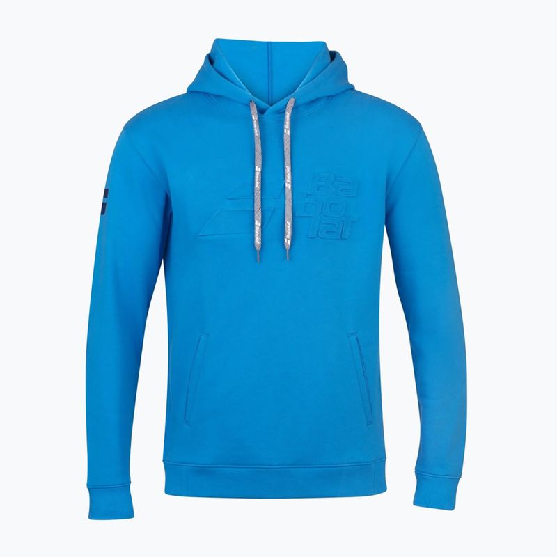 Pánska mikina Babolat Exercise Hood Sweatshirt blue aster