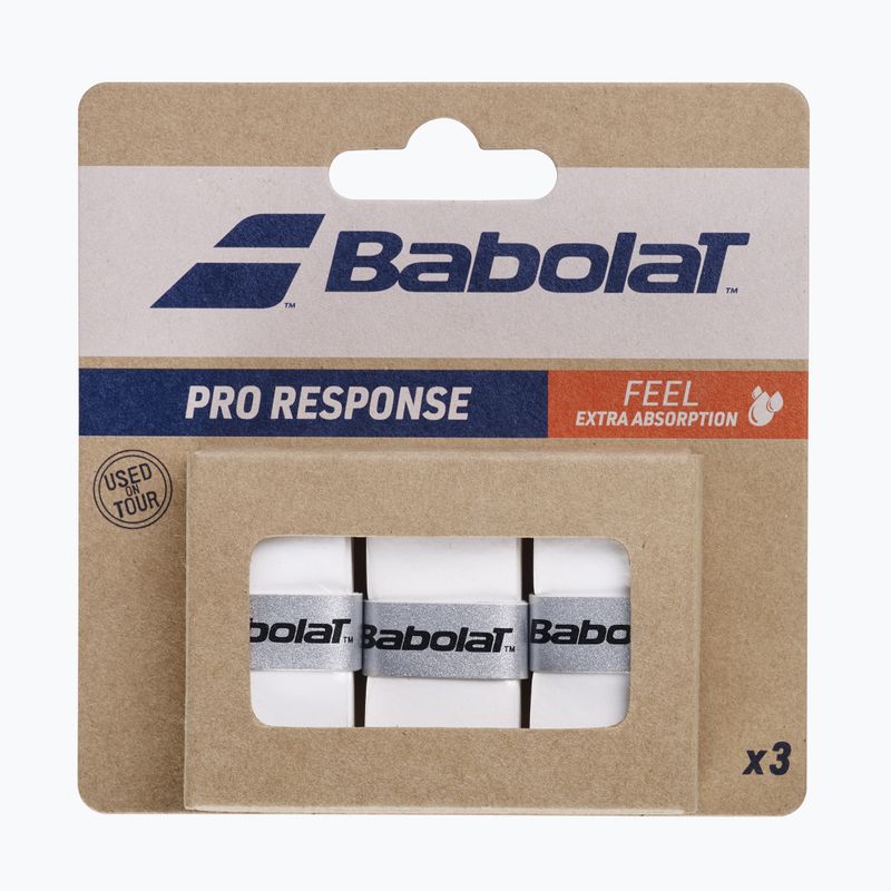 Obal na tenisovú raketu Babolat Pro Response 3 ks biely.