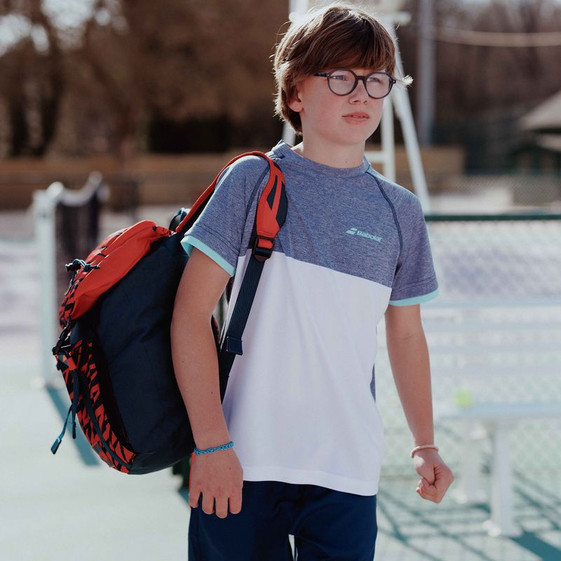 Detský tenisový batoh Babolat Club Junior Boy 16 l blue/red 753096 14